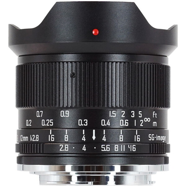 SG-image SG 12mm F2.8 E C ブラック 単焦点レンズ (ソニーEマウント)