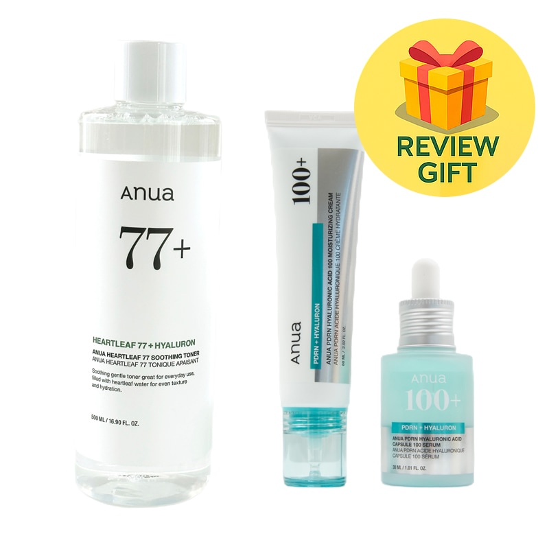 ドクダミ[大容量]スージング トナー500mL+PDRNヒアルロン酸カプセル100セラム 30ml+ヒアルロン酸100モイスチャライジングクリーム [ 60ml+30ml] /韓国コスメ・保湿エ