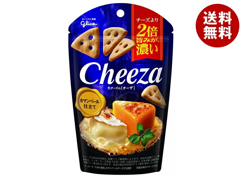 江崎グリコ 生チーズのチーザ カマンベール仕立て 36g＊10袋入＊(2ケース)