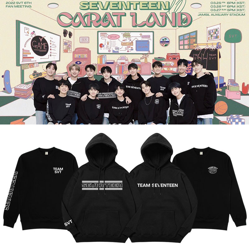 Seventeen Svtcaratland 6th Fm コンサート着用服プラス薄いベルベット