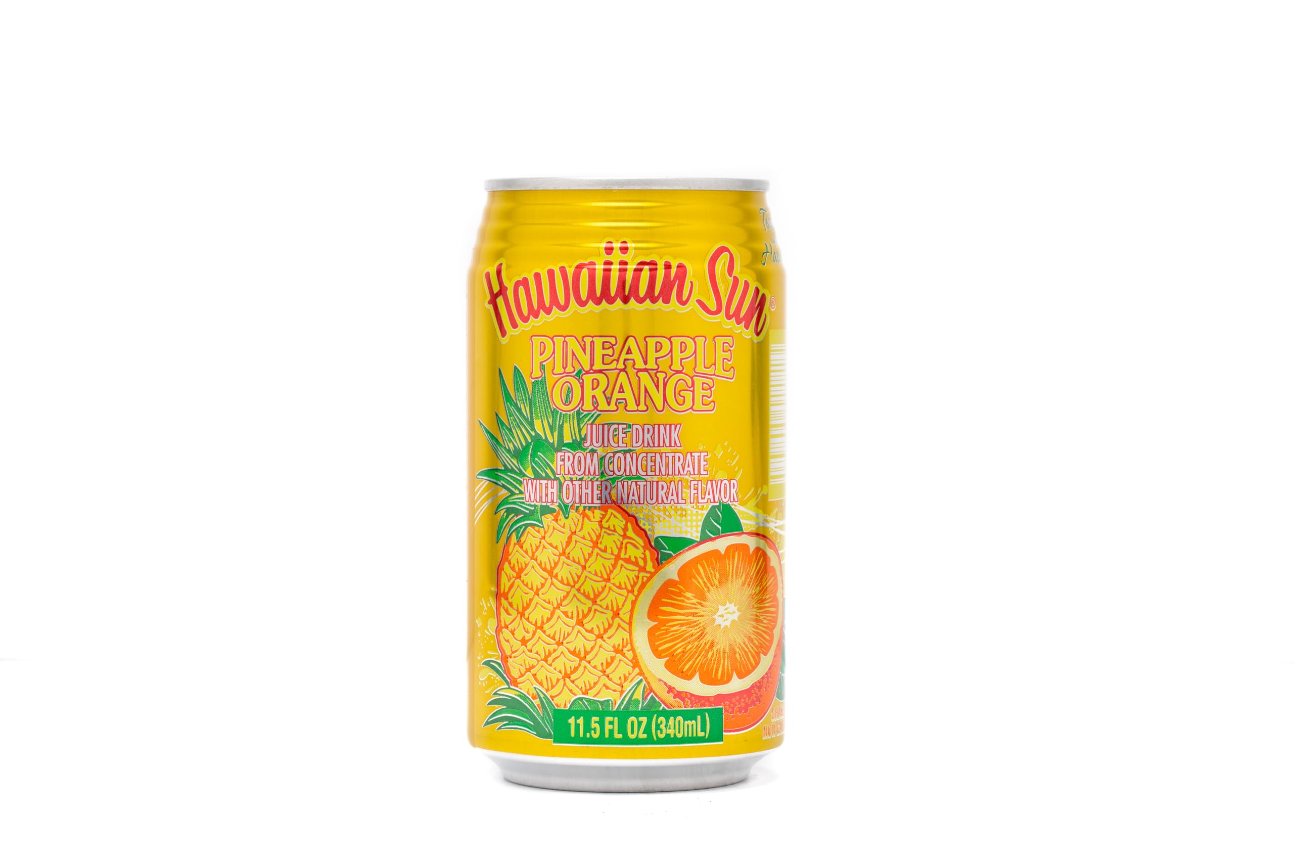 【ハワイアンフルーツネクター】Hawaiian Sun ハワイアンサン パイナップルオレンジネクター 340ml×24缶