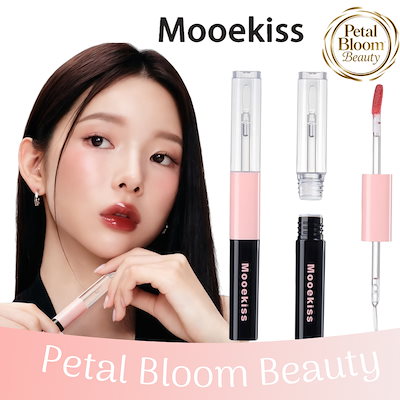 リップグロス take116 Qoo10] Mooekiss 2in1 リップ リップグロス 落ちない
