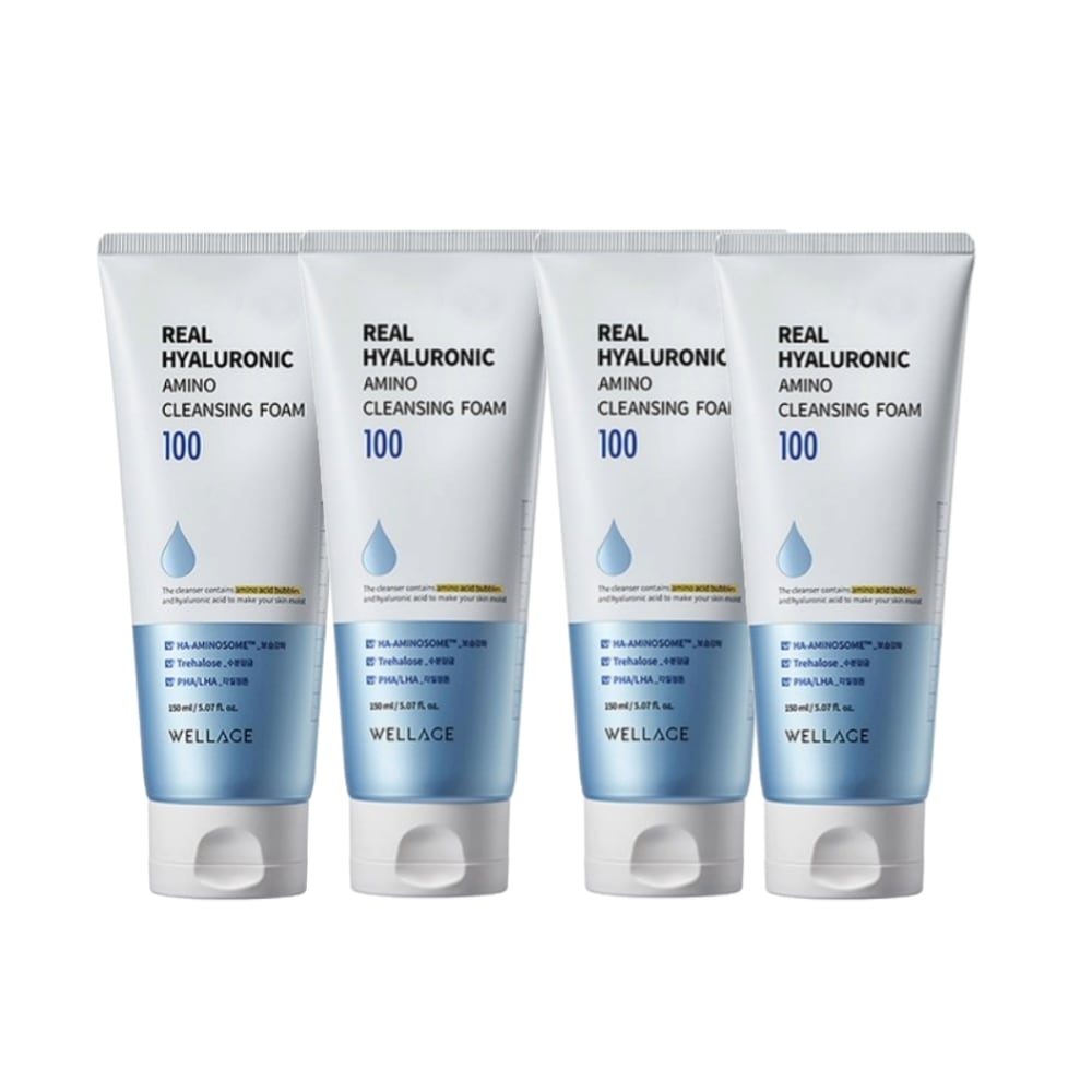 リアルヒアルロニックアミノクレンジングフォーム150ml 4個