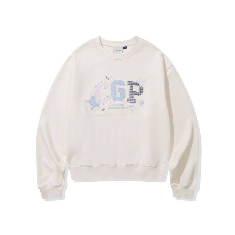 (レディース) コードグラフィー CGP アーチロゴ アップリケ スウェットシャツ_クリーム CBEWWTL330CR 354685