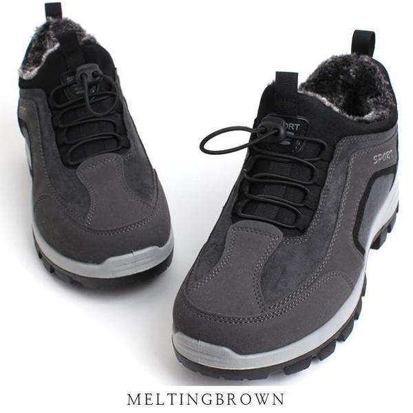 メンズ防寒スニーカー メンズトレッキングシューズ t55