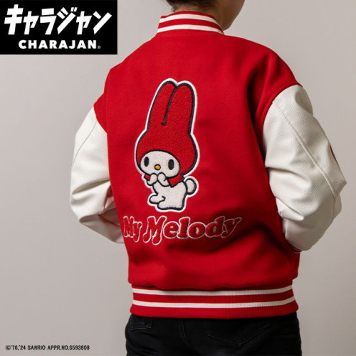 丸眞(マルシン) スタジャン(L)　マイメロディ チアフルメロディ　男女兼用 キャラクター キャラジャン CHARAJAN 　3825019000