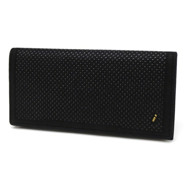 印傳屋 長財布 イルミナ カード＆札入れ 8101 黒(63922)