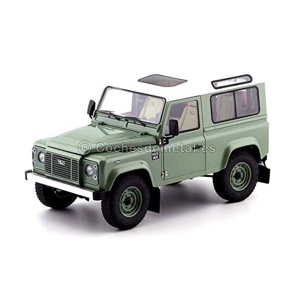 Kyosho KY8901GGR 1:18 Land Rover Defender 90 Final EDT-Grasmere Green Metallic Heritage 並行輸入品