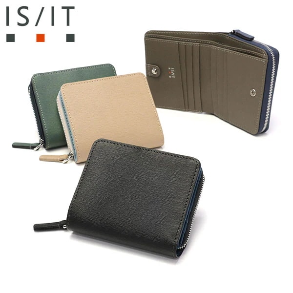 二つ折り財布 メンズ レディース ブランド ファスナー 財布 小銭入れあり 二つ折り サイフ ウォレット コンパクト 本革 革 レザー エンボスレザー カード ブランド ノボII 972624