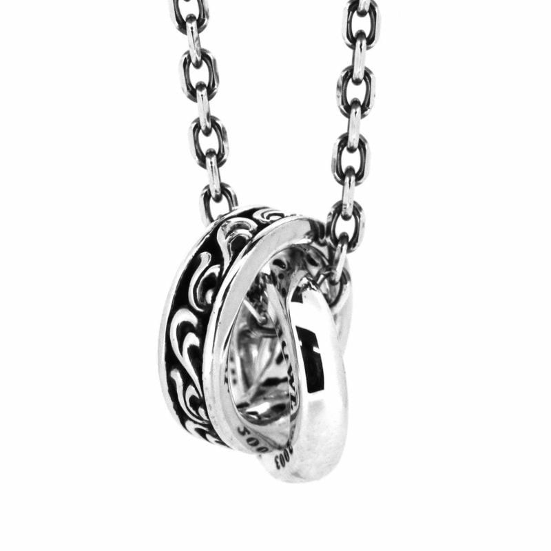 アラベスク ダブルリング ネックレス シルバー925 メンズ ブランド 彼氏 プレゼント 15,246円