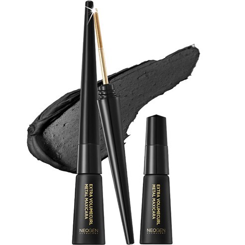 エクストラボリュームカールメタルマスカラ 4ml + リフィル 4ml セット ブラック1セット
