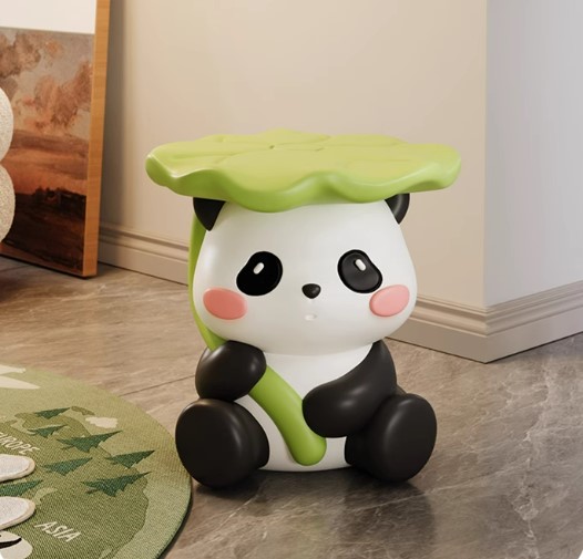パンダ置物 アクセサリー 室内用品 動物腰掛け 物置棚 パンダ腰掛け パンダ椅子 子供椅子 インテリア おしゃれ腰掛け