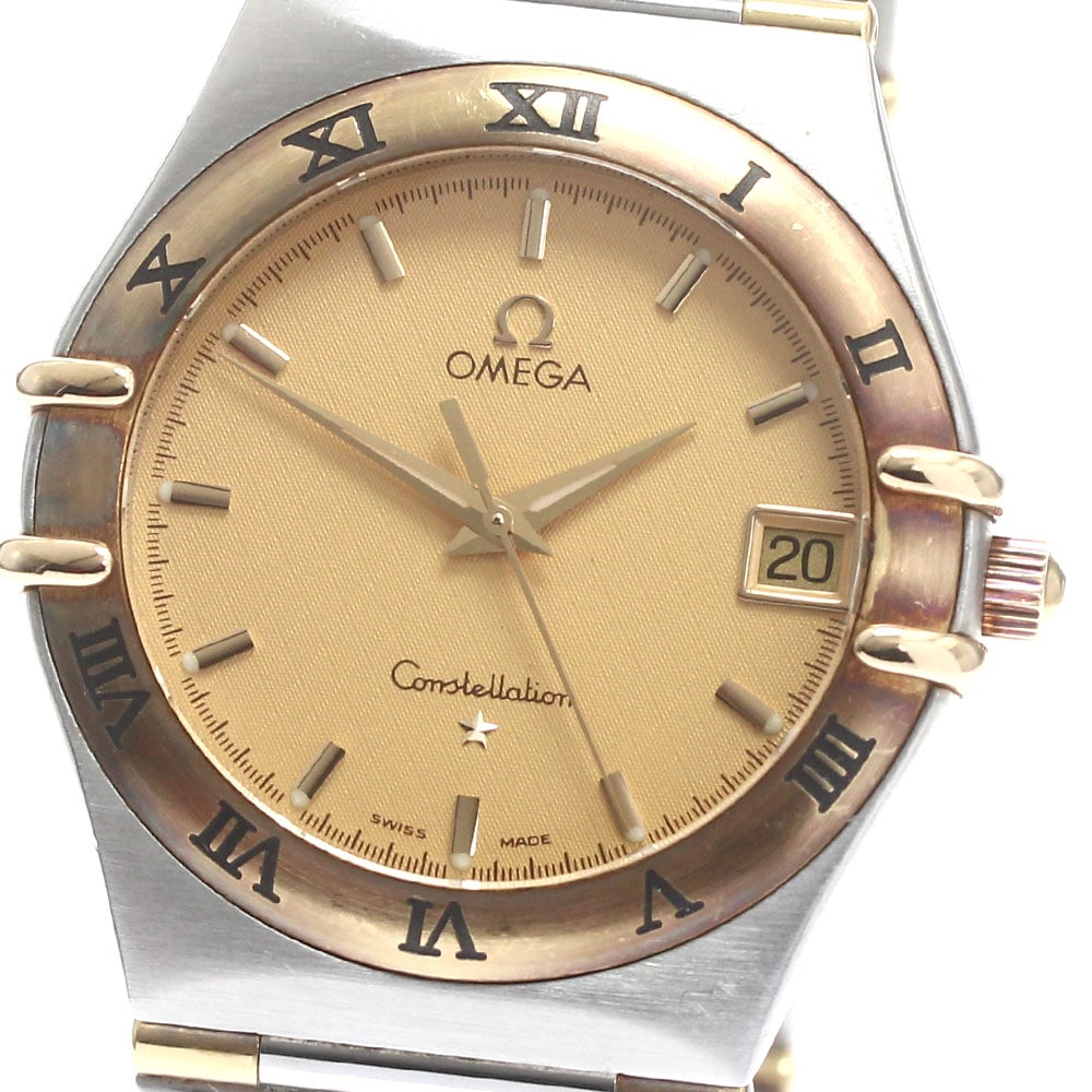オメガ OMEGA 1312.10 コンステレーション デイト ハーフバー クォーツ メンズ 保証書付き_878862【中古】
