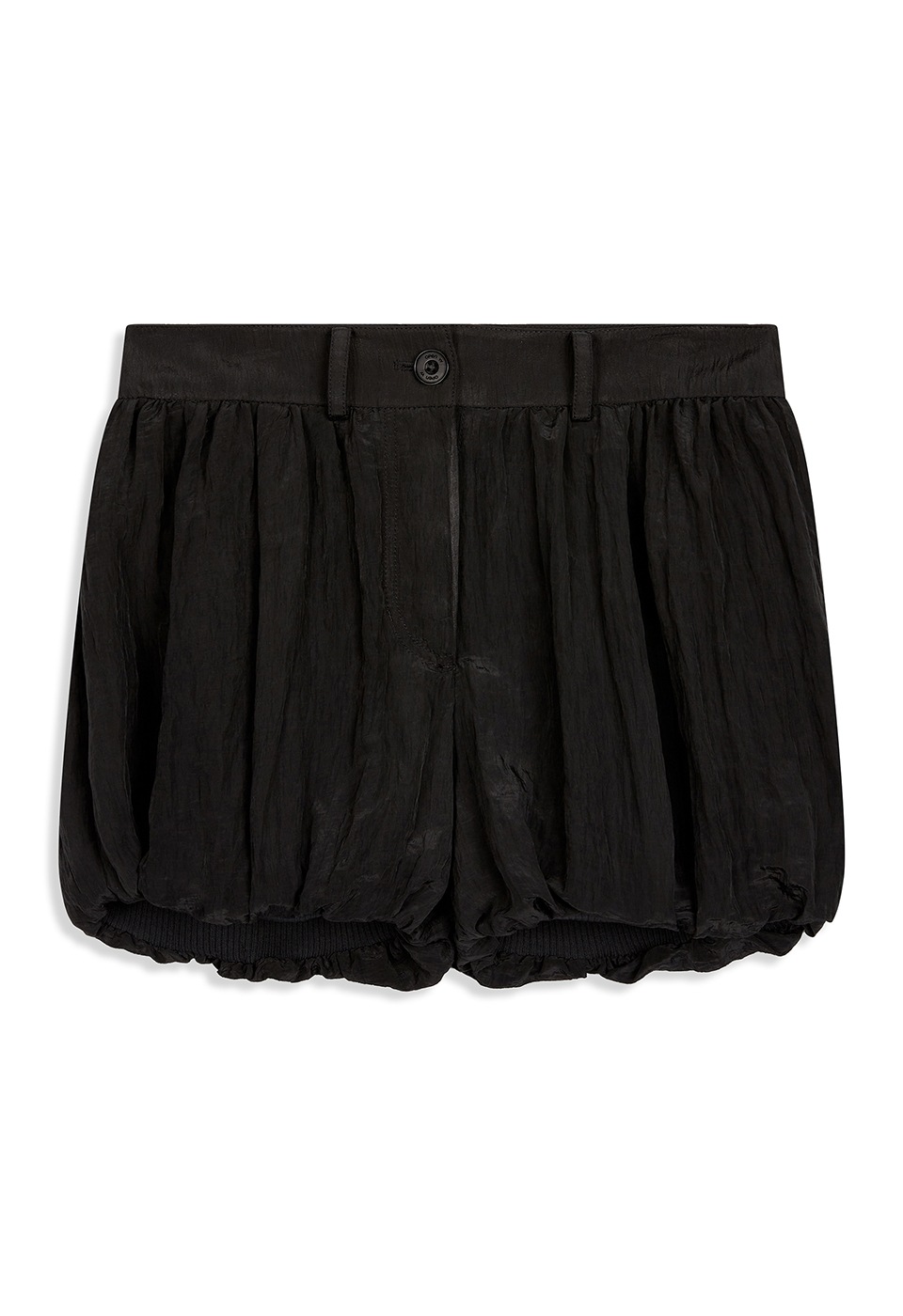 【OPEN Yy】 CRINKLED GATHER SHORTS : CHARCOAL