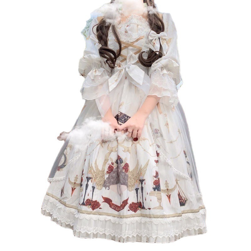 ロリータ少女のスカートスーツ 学生茶会ワンピース 5,039円