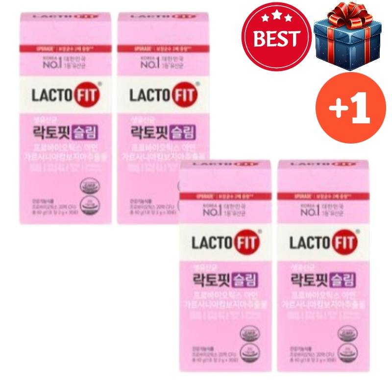 [NEWダイエット乳酸菌] スリム 60包+60包 ダブル企画セット (合計120包) 大容量プロバイオティクス 便秘解消 亜鉛 サプリ 韓国 免疫ケア 腸の健康 排便解消 健康食品 スティック包装