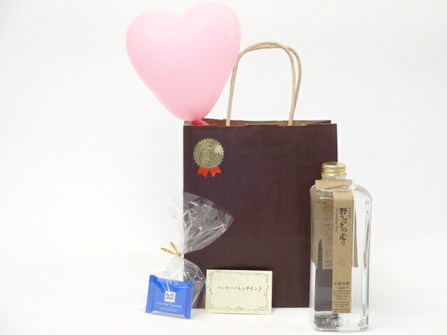 お誕生日焼酎セット(黒木本店 米焼酎 野うさぎの走り 600ml（宮崎県）)メッセージカード ハート