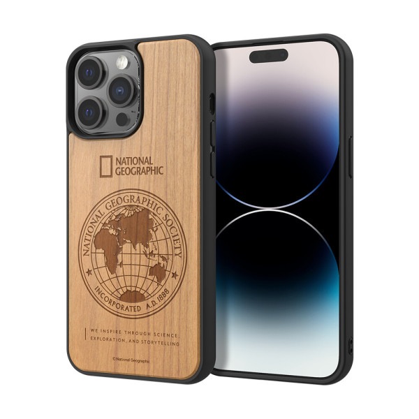 iPhone15 プロマックス - ネイチャー ウッド ケース