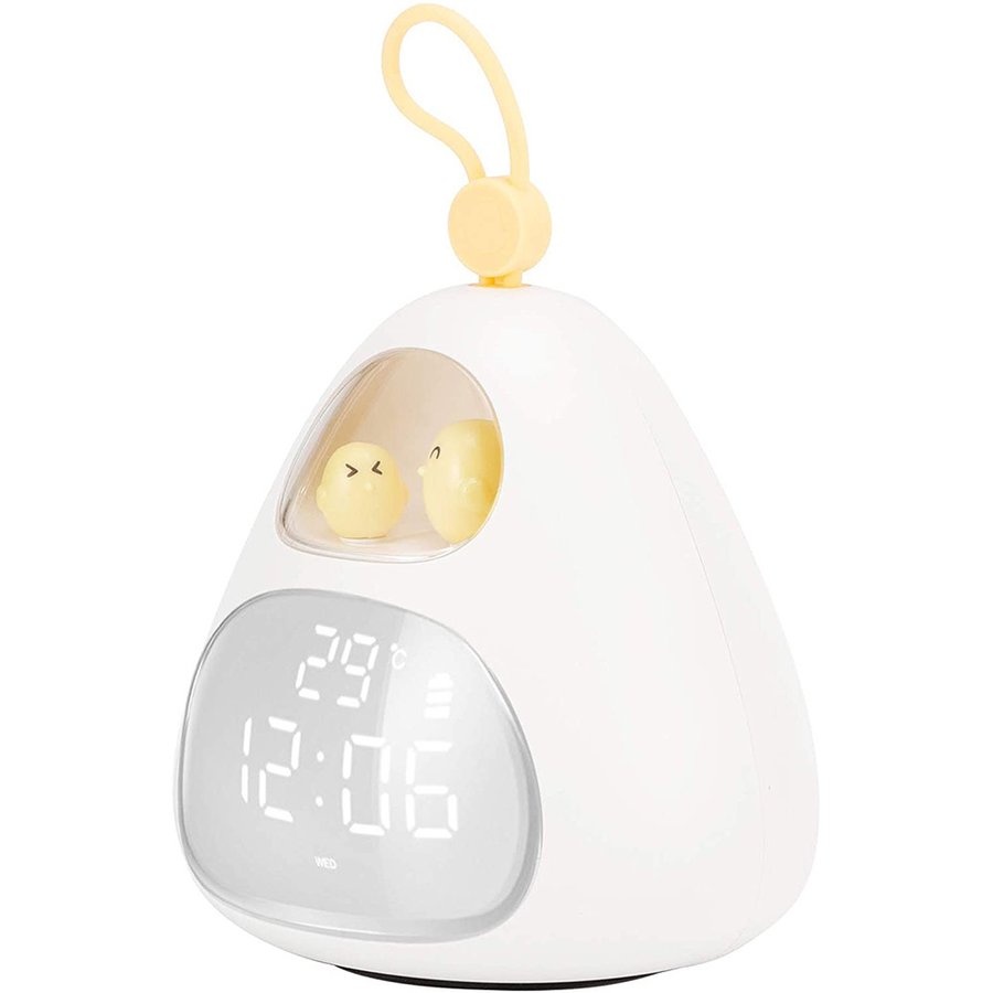 日本最級 デジタル時計ポータブルハンドルスマートアプリ目覚まし時計寝室のホームチルドレンへの誕生日プレゼント 置時計