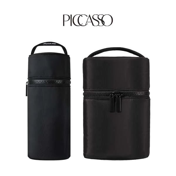 [公式] Picasso スタンド キャリー ポーチ (スリム / 大容量) 自立型 メイクポーチ 21cm収納 ミニドレッサー 化粧ポーチ