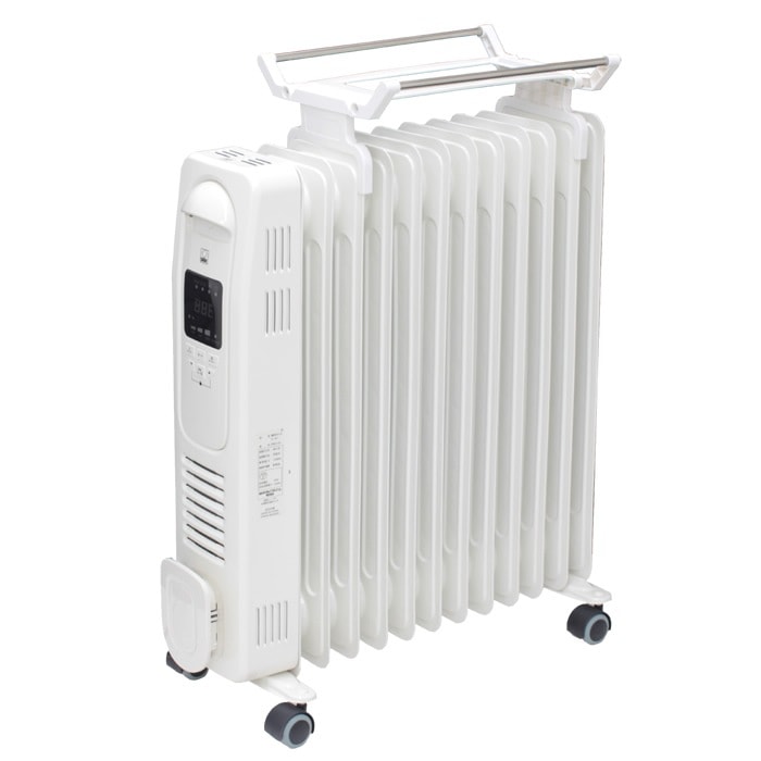 オイルヒーター ハンガー付モデル DRC131 ホワイト