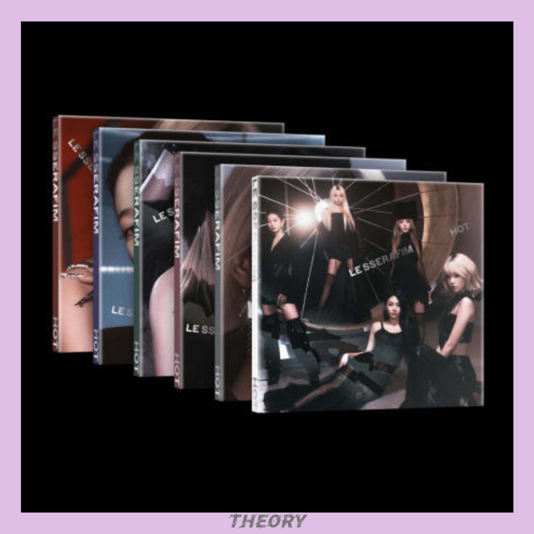 [6種 SET] LE SSERAFIM 5th Mini Album HOT [COMPACT ver.]