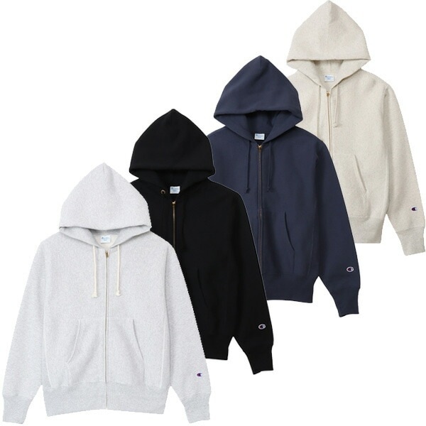 リバースウィーブ ジップフーデッドスウェットシャツ ジップ パーカー 青単色タグ コットン USA 11.5オンス 8,639円