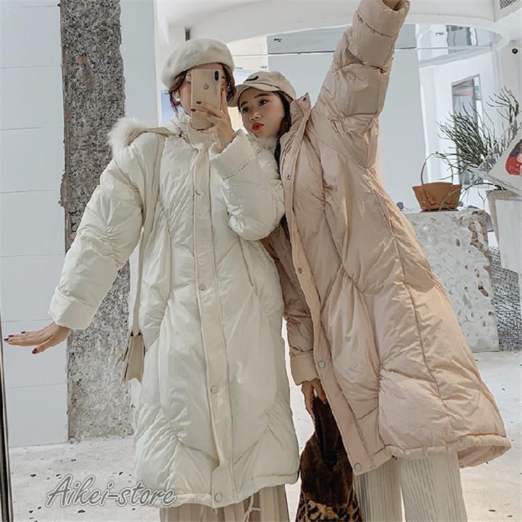 モッズコート モッズジャケット ダウンジャケット レディース 冬 40代 中綿コート ロング丈 カジュアル フード付 アウター暖かい 大きいサイズ 韓国風