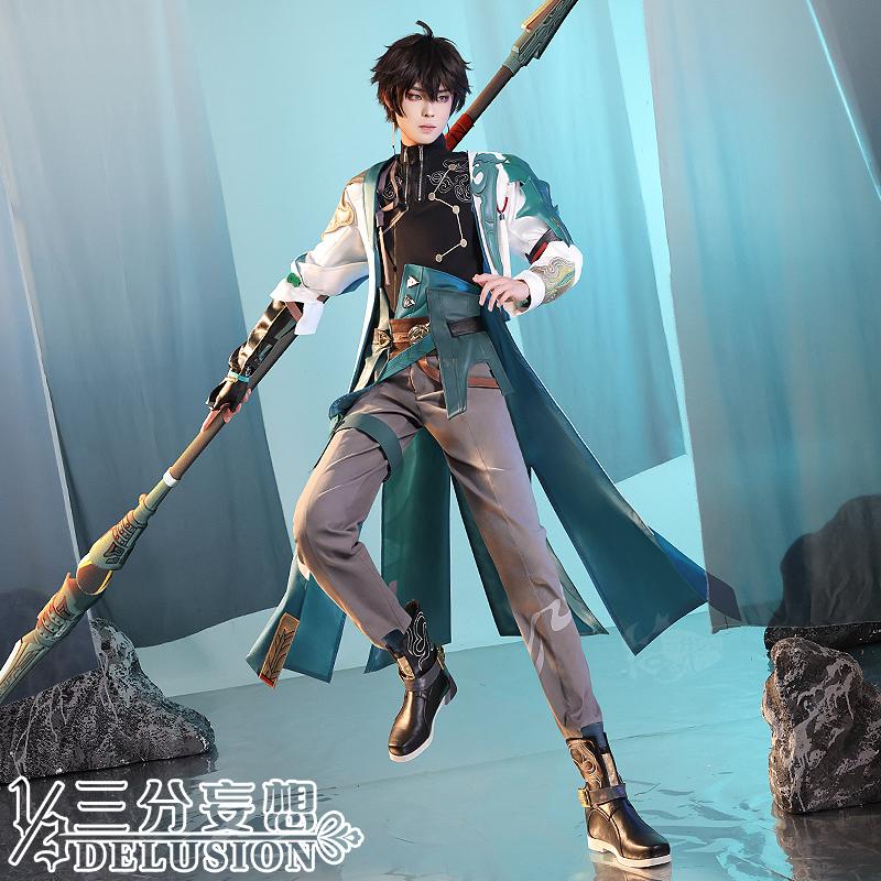 2026 新作 L 三 分 妄想 13 Delusion 崩壊 スター レイル 丹 恒 たん コスプレ衣装 ウィッグ 靴 コスチューム