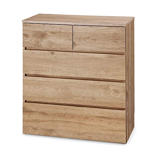 アイリスオーヤマ チェスト タンス スライドレールでスムーズ開閉 引き出し 木製 アッシュブラウン 幅約79奥行約39高さ88cm 4段 W