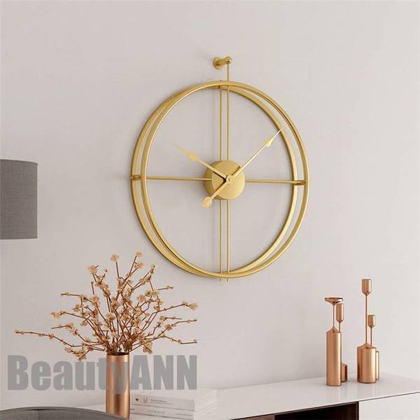新生活 壁掛け時計 掛け時計 非電波 おしゃれ ウォールクロック クロック インテリア 時計 壁掛け モダン 北欧 新築祝い 金属製 電池 静音 ゴールド 金色 ブラック アンティーク オシャレ お誕