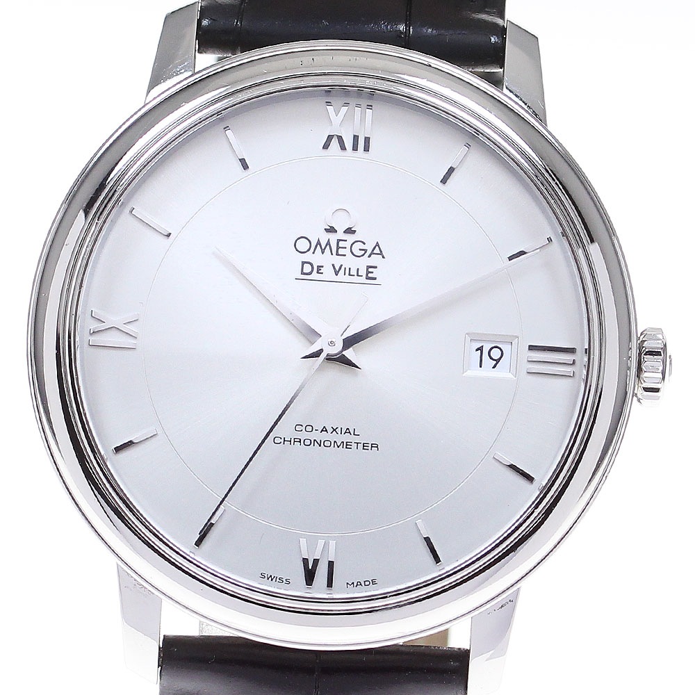 オメガ OMEGA 424.13.40.20.02.001 デビル プレステージ コーアクシャル デイト 自動巻き メンズ _824949【中古】