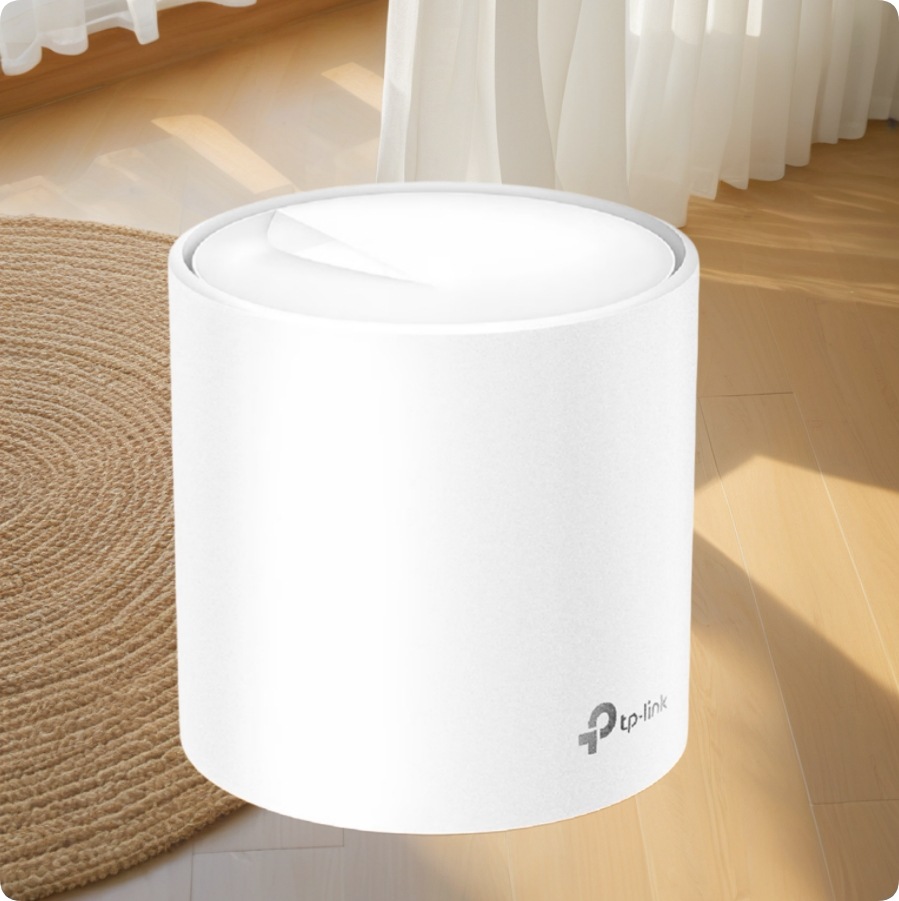 Wi-Fiルーター AX1800 メッシュWi-Fiシステム Wi-Fi 6（11ax）対応 1201＋574Mbps デュアルバンド 1個パック Deco X20 1P