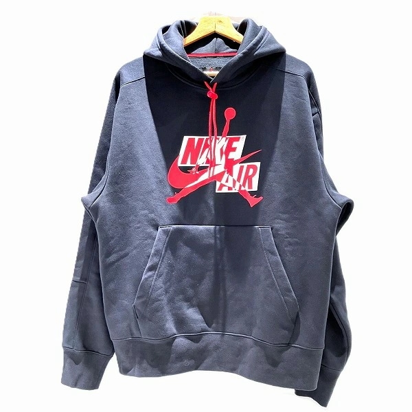 ナイキ ブラック XLサイズ ジョーダン パーカー アパレル カットソー メンズ【中古】