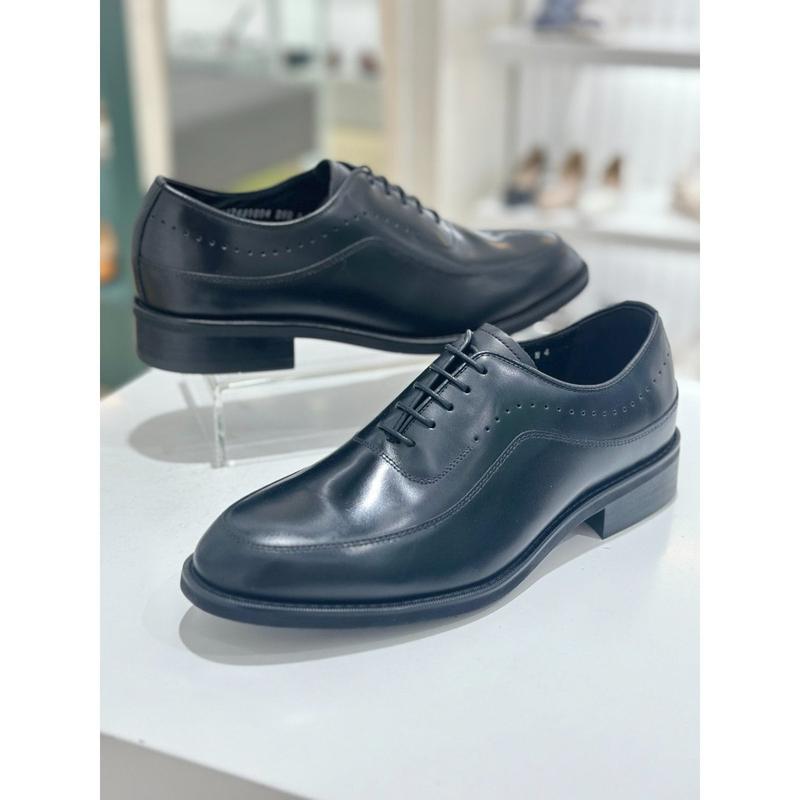 [ヨジュ店] [] 男性Uチップ 穴あけパンチング ディテール ドレス フォーマルシューズ(2色)022431004 ブラック