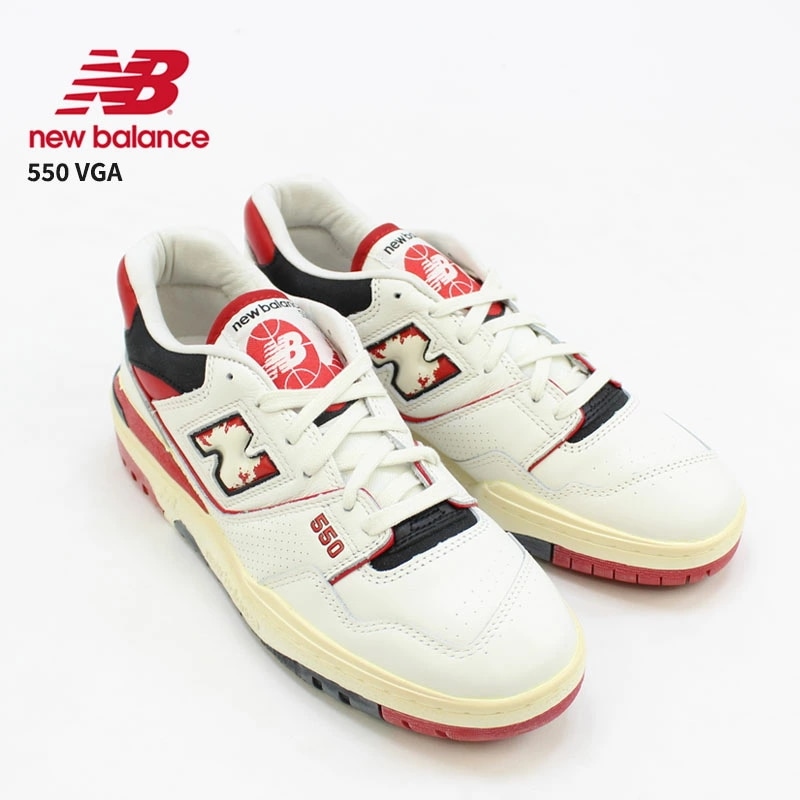 ニュー バランス New Balance 550 VGA BB550 White/Red バスケットボール シューズ スニーカー [CC]バスケットボール