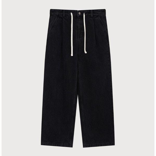 TUCK ストリング デニム パンツ B1 CO2503PT55 BK BL 12,638円