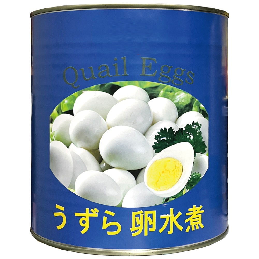 うずら卵 缶詰 6缶 1BOX 1620g (1号) ゆでて皮をむいた状態 メチュリアルジョリム