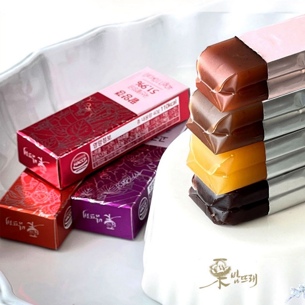 [韓国食品]自家製ヤンギャンセット栗3種セットナイトヤンギン小豆ヤンギャングサツマイモギャング栄養スナック40g12個 밤양갱 팥양갱 고구마양갱