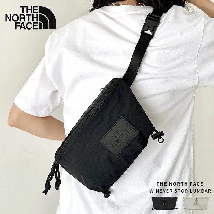【送料無料】THE NORTH FACE / W NEVER STOP LUMBAR ノースフェイス ボディバッグ 斜め掛け 肩掛け ショルダーバッグ 正規品 [M便 1/1]