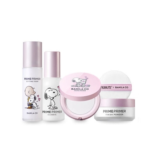 [スヌーピー エディション] ベース 4点セット (パウダー12G+プライマー クラシック 30ML+ファクト6.5G+フィクサー 100ML)