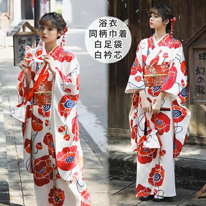 夏の新着商品 レッド 浴衣 セット レディース 浴衣セット 大人 着物 和服 コスプレ コスチューム 女性 高校生 花柄 ルームウェア 夏 女性 ゆかた 派手 可愛い おしゃれ きれいめ イベント 成