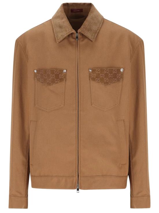 GUCCI Men Suit Jackets 854304ZAUJI 2630 Brown