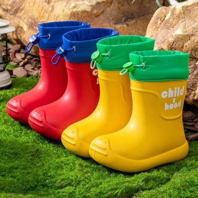 【雨季に新品が来た】レインシューズ 子供雨靴 夏の子供の雨靴防水レインブーツ滑り止め