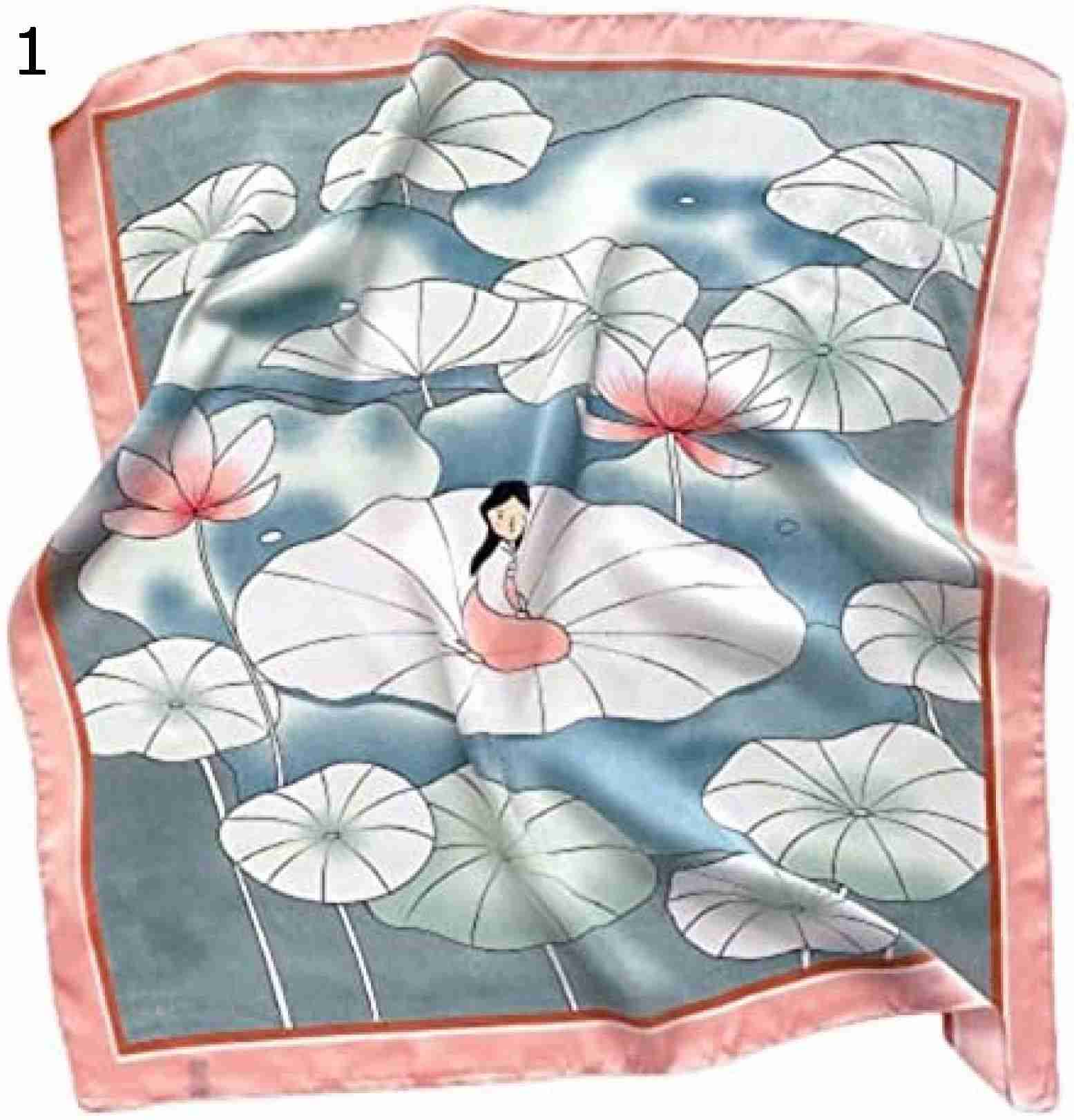 【20%OFFクーポン～】スカーフ　レディース　正方形　70*70cm　手触り良い　レトロ　ネッカチーフ　スクエアスカーフ　巻き方　制服用　オフィス　お洒落　頭飾り　髪の包帯　通勤用　旅行　贈り物　プ