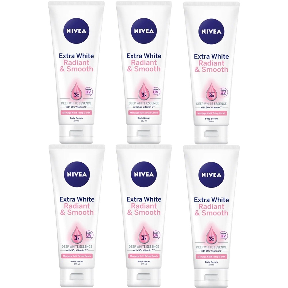 まとめ買いセット Extra Whiteシリーズ ボディセラム 180ml x ６本 Radiant ＆ Smooth 海外直送品 8,292円