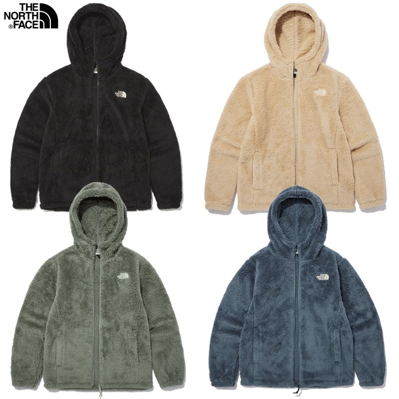 韓国正規品保証 関税負担なし NJ4FN56J COMFY EX FLEECE HOODIEデイリー 基本 着装 男子 女子 人気 韓国 ファッション 男女共用 アウトドア