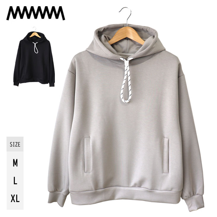MMMM エムエムエムエム ビッグスピンドルパーカー ダンボールポンチ プルパーカー ロープ メンズ 男性 肉厚 厚手 ルーズ カジュアル 着心地 かっこいい おしゃれ 流行 24020M25