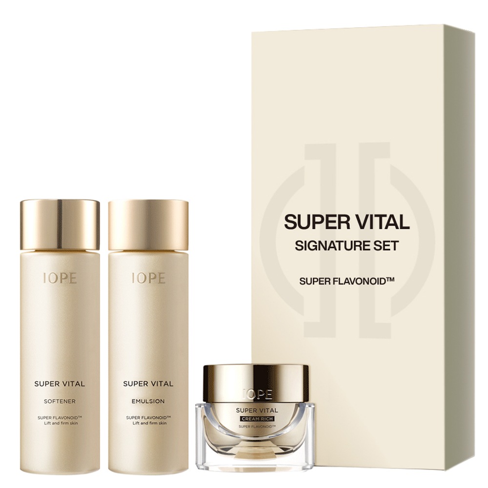 スーパーバイタル シグネチャー 基礎化粧品3種, (ソフナー80ml+エマルジョン80ml+クリームリッチ25ml)