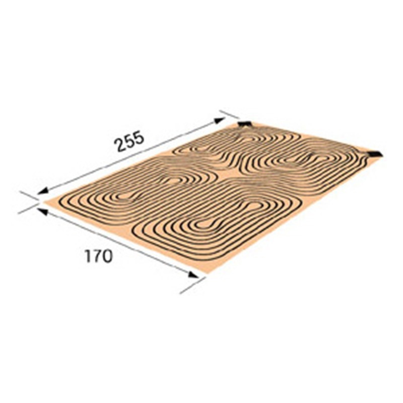 UP-32FC 床暖房システム部材 ソフトパネル 3畳用 ツインヘッダー 左右勝手共用折りたたみタイプ
